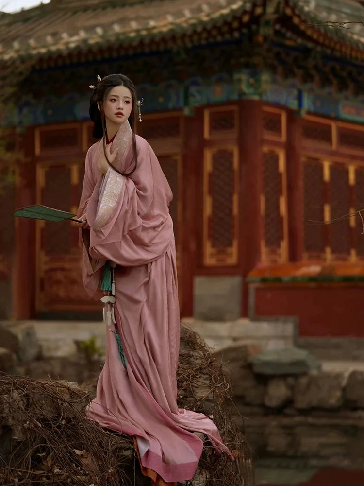 Cherry - Warring States and Han Dynasty Straight Hem Robe