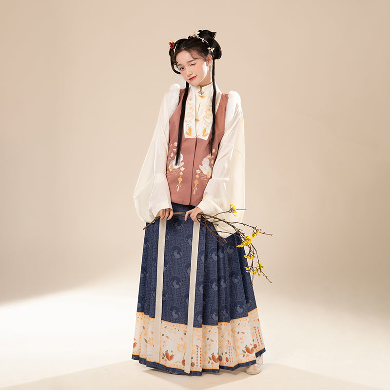 Ruyi - Bijia & Mamianqun Ming Dynasty Hanfu Set