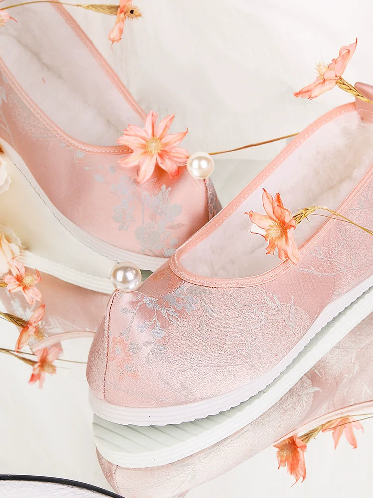 Grace - Chinese Style Brocade Hanfu Shoes