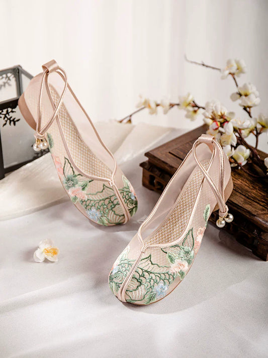 Charlotte - Embroidered Sheer Chinese Style Shoes
