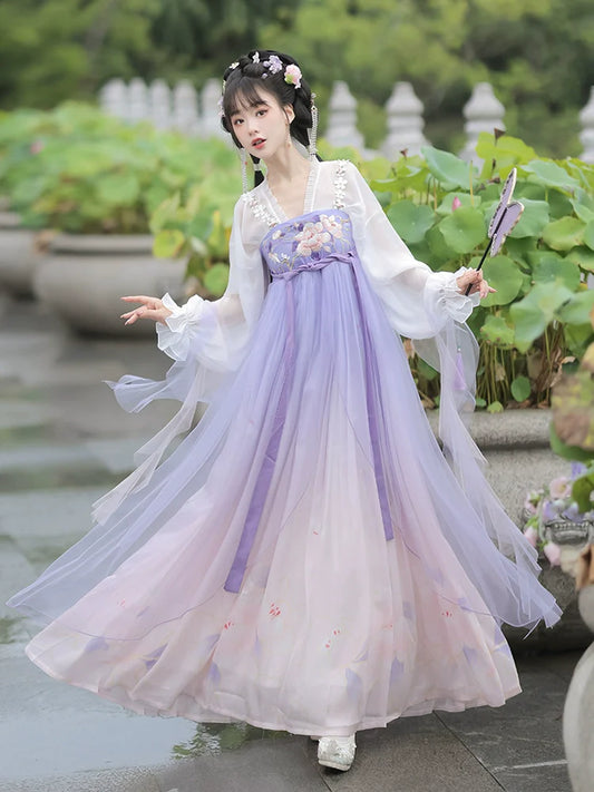 Peach Fairy 桃仙子 - Tang Dynasty Style Qixiong Ruqun