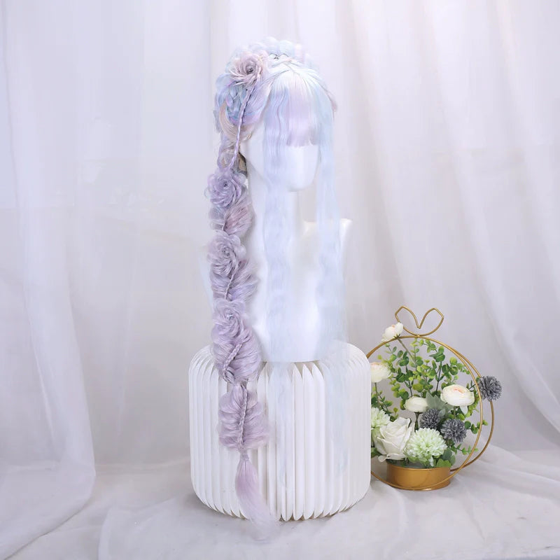 Rapunzel - Qi Lolita Fantasy Costume Hair Wig