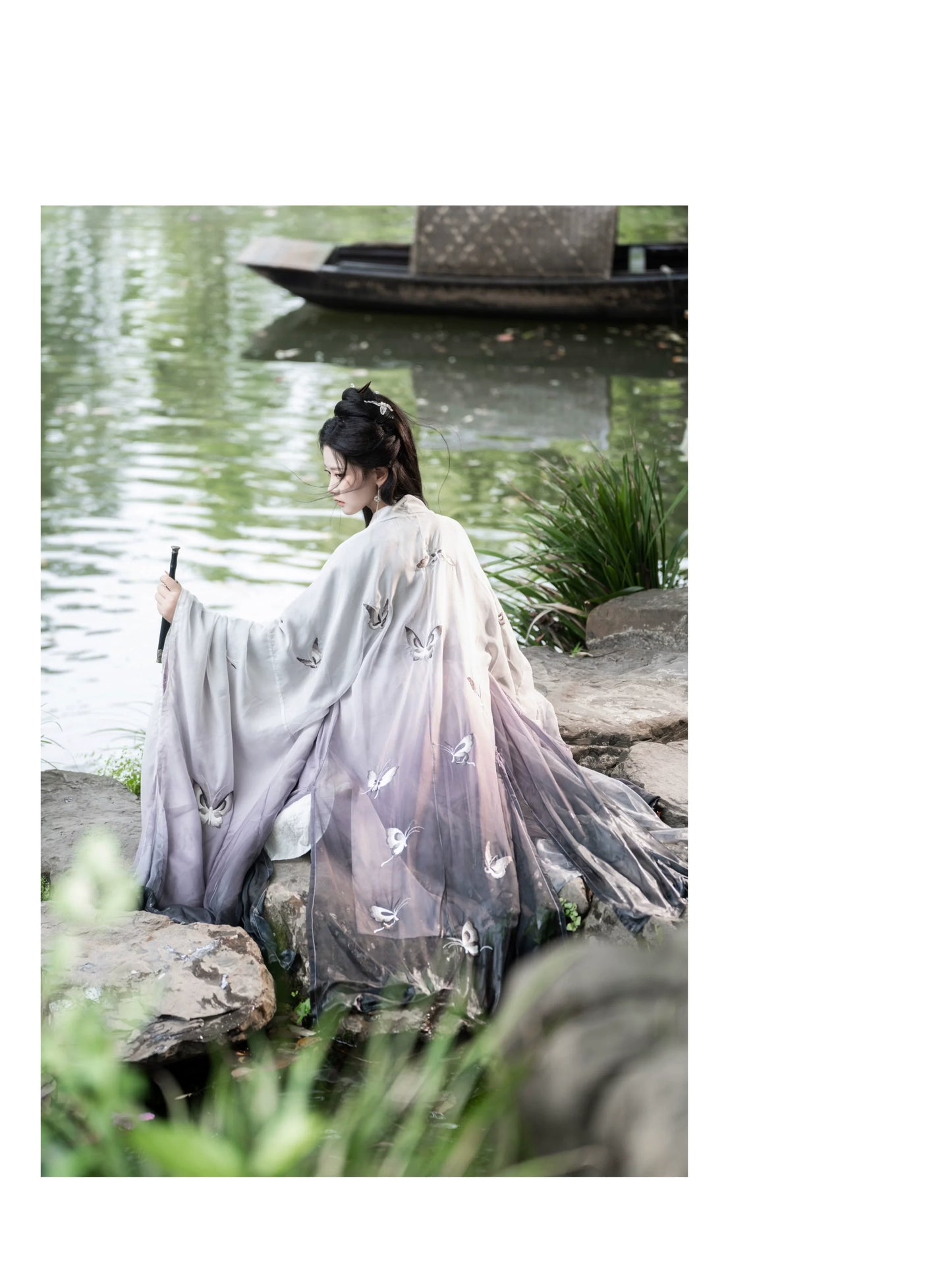 Water Stream 水涧 - Wei Jin Style Qiyao Ruqun