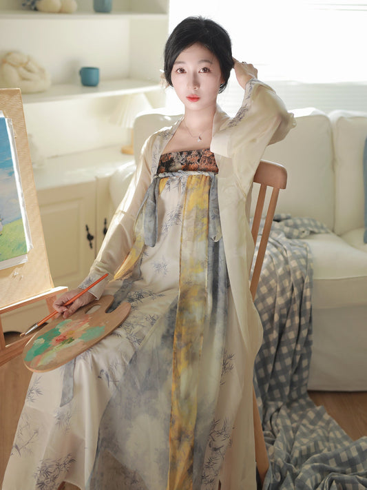 Zhou Meng 周梦 - Tang Dynasty Qixiong Ruqun Style Modern Dress