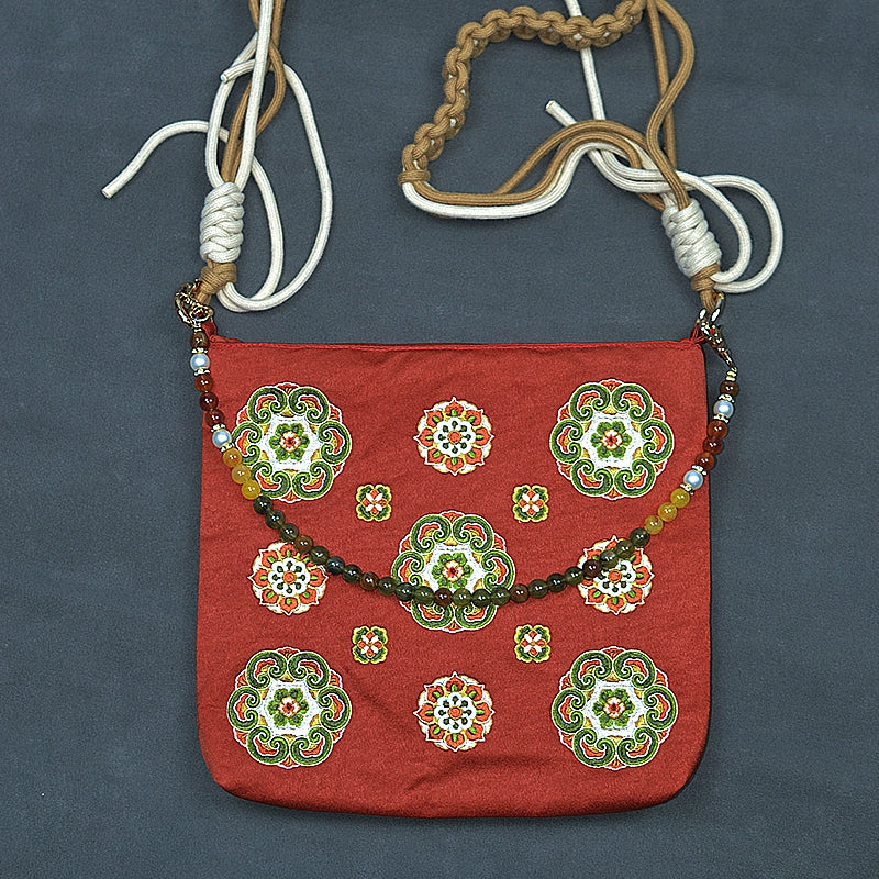 Dunhuang Treasure Flower Hanfu Bag for Women