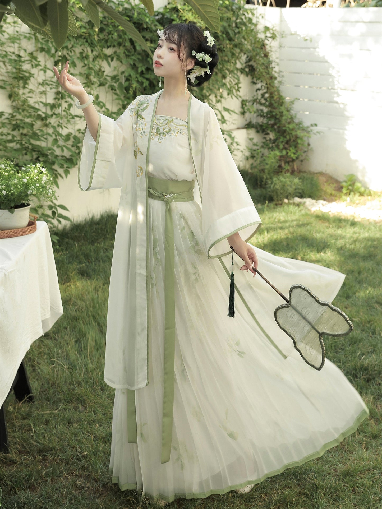 Jasmine - Song Dynasty Style Qiyao Ruqun Hanfu