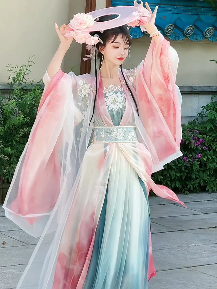 Bamboo Shadow 竹影 - Wei Jin Princess Style Qiyao Ruqun (Preorder)