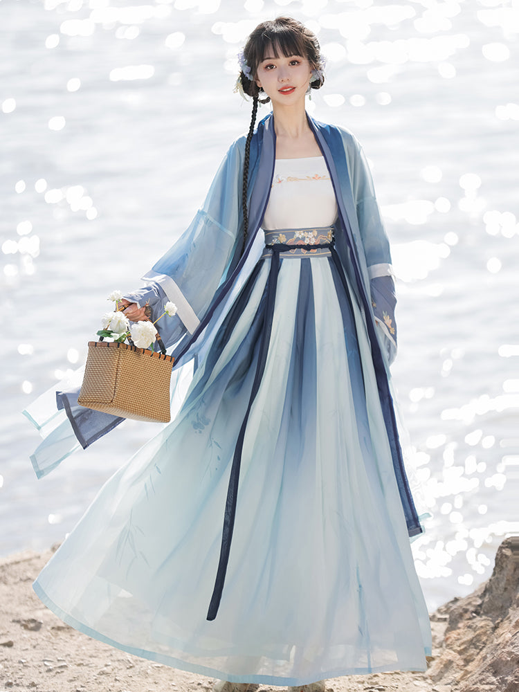 Mo Huayou 陌花悠 - Song Dynasty Style Qiyao Ruqun Hanfu