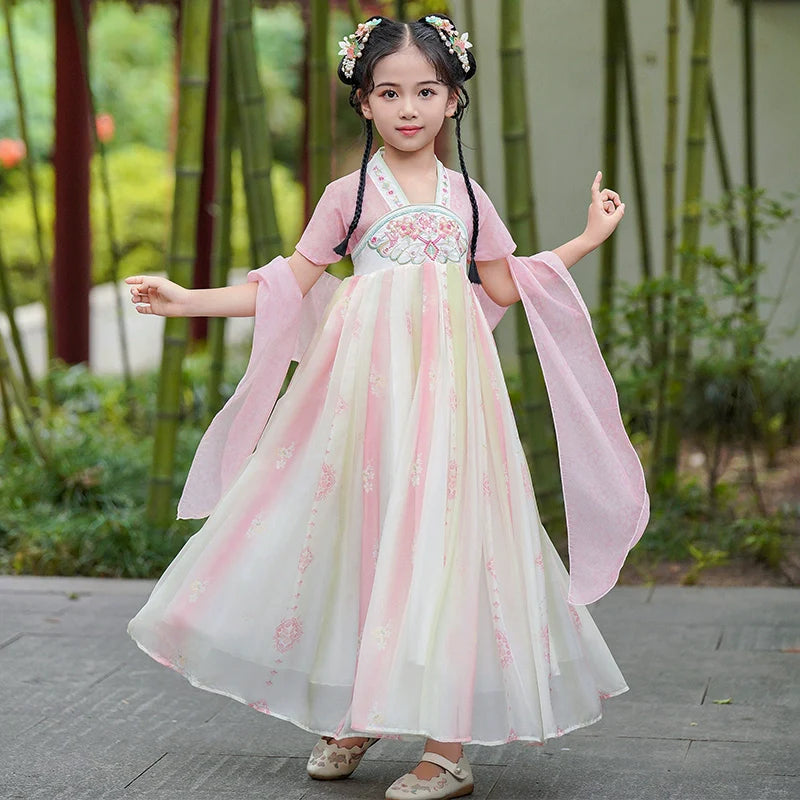 Dazzle - Tang Dynasty Hanfu Dress, Princess Costume for Girls