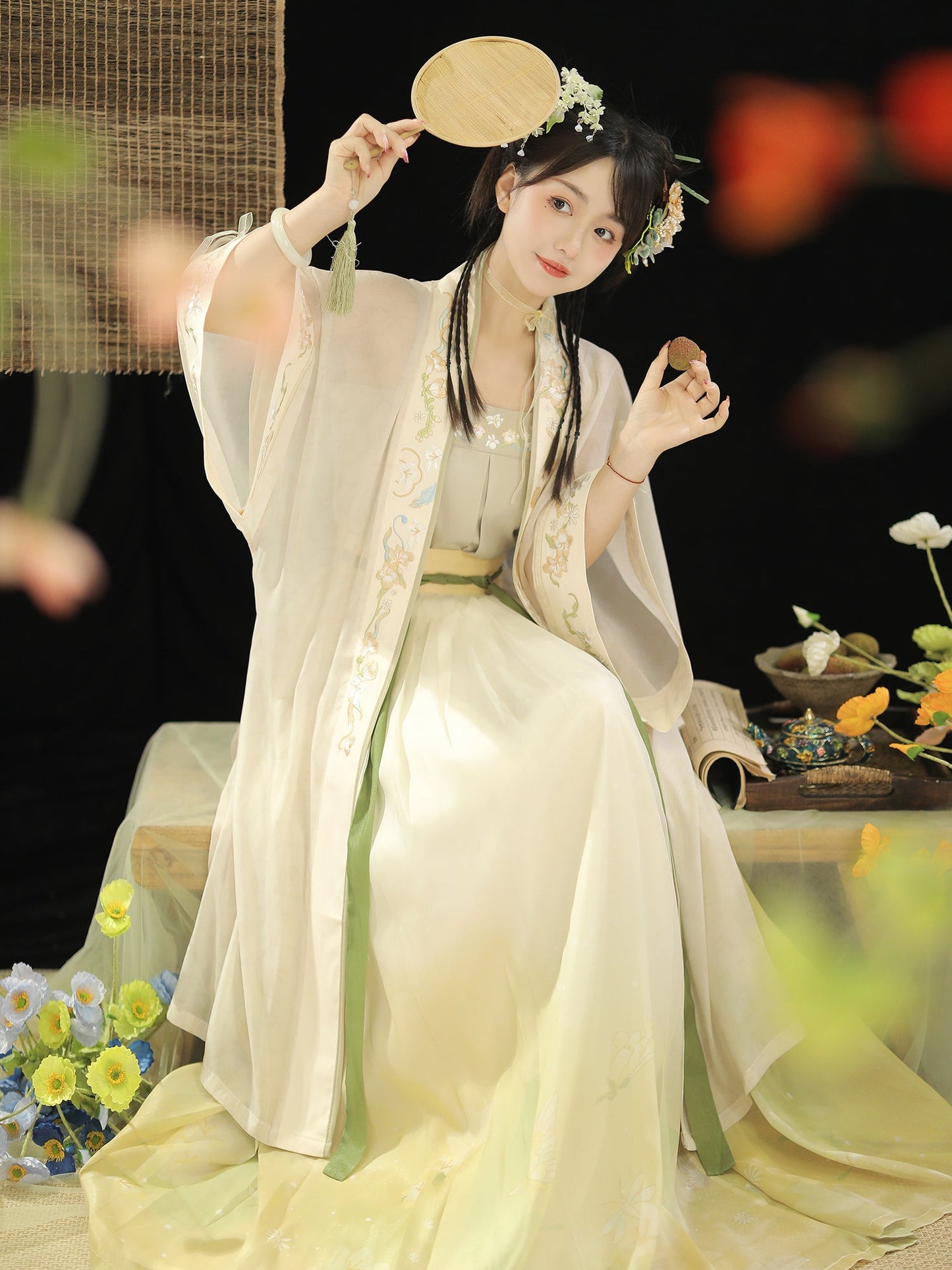 Qinghuan 清欢 - Song Dynasty Style Qiyao Ruqun Hanfu