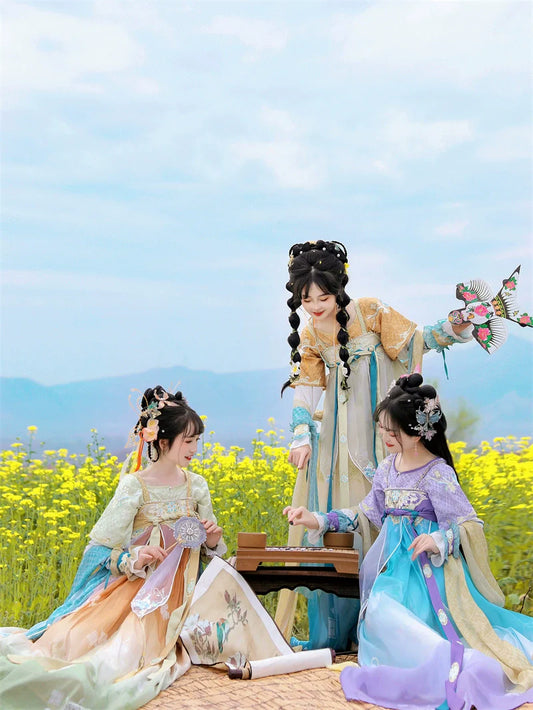 Flower Guest 花下客 - Tang Dynasty Style Qixiong Ruqun