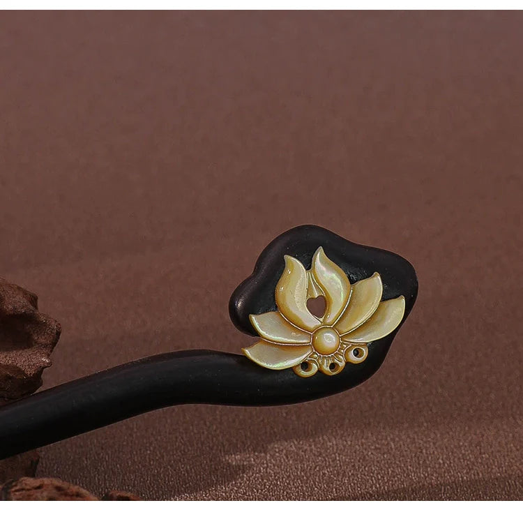 Ebony Hair Stick: Moonlight