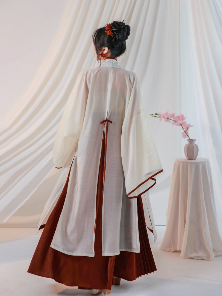 Scarlet Lamp 赤玉盏 - New Chinese Style Song Dynasty Hanfu (Preorder)