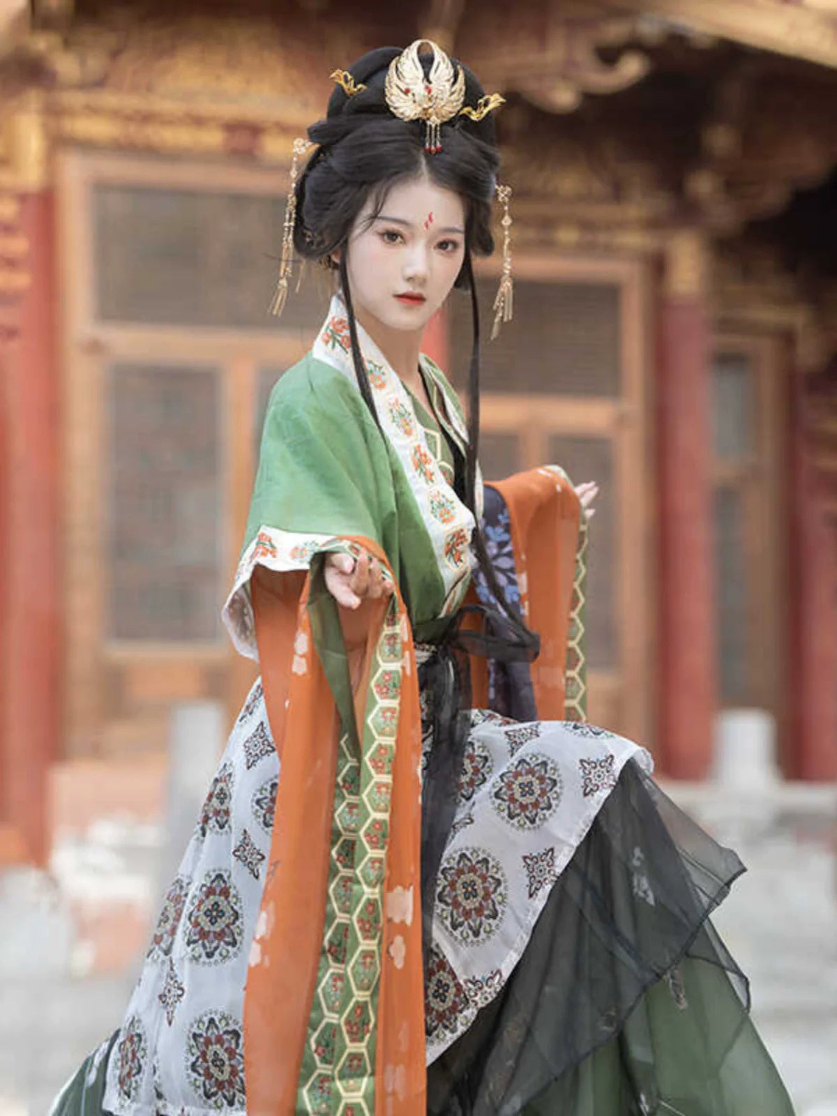 Butterfly Scroll 蝴蝶图卷 - Wei Jin Goddess Style Qiyao Ruqun