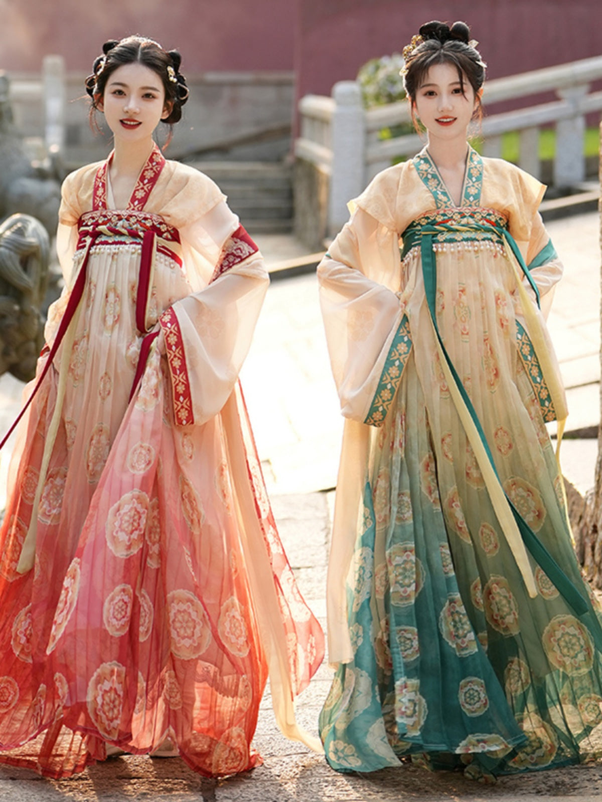 Dream Back to Tang - Tang Dynasty Style Qixiong Ruqun