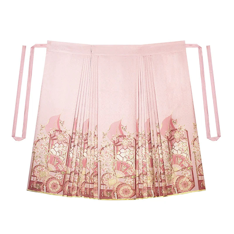 Ming Dynasty JX3 Inspired Modern Hanfu, Burning Peach 桃灼 (Preorder)