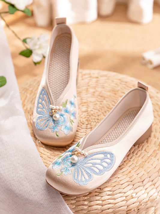 Lydia - Embroidered Qipao Shoes