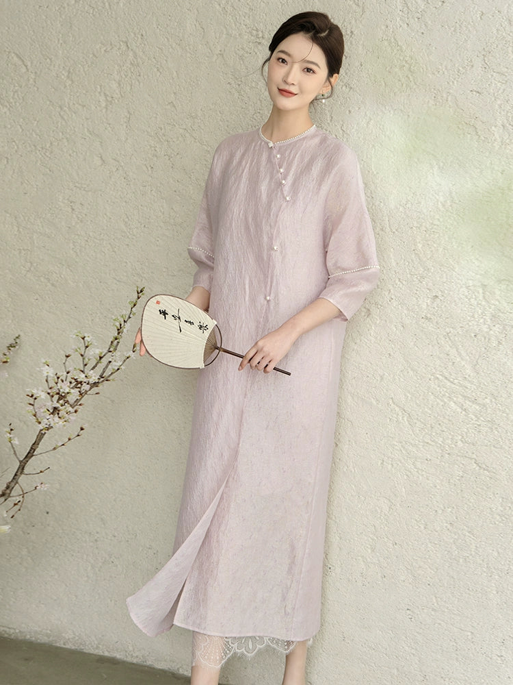 Violaine - New Chinese Style Summer Cheongsam (Preorder)
