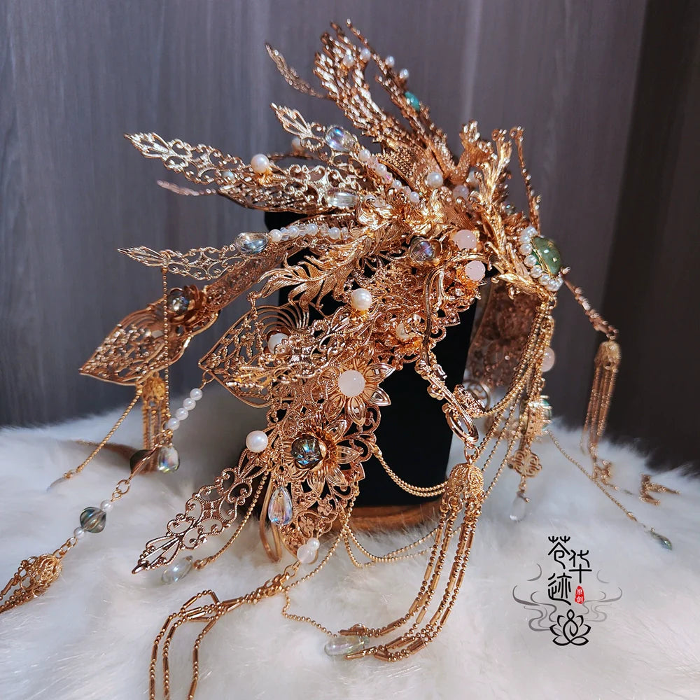 Siren - Unisex Hanfu Hair Crown (Preorder)