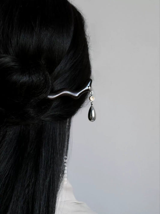 Ebony Hair Stick: Condensation