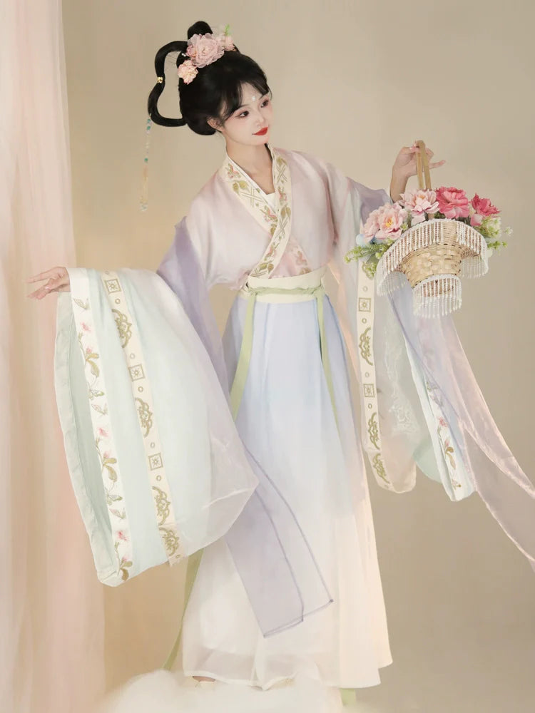 Fairy Spirit - Wei Jin Flower Goddess Style Qiyao Ruqun