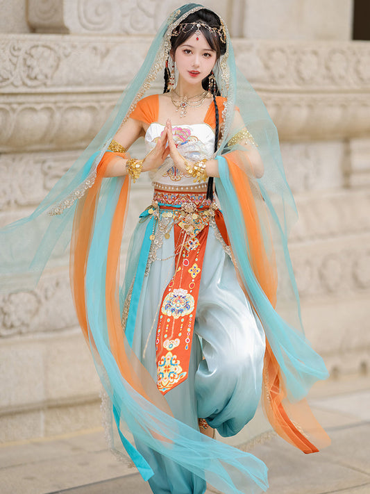 On The Run 在逃公举 - Dunhuang Fairies Feitian Tang Dynasty Costume