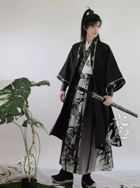 Wei Jin Wuxia Style Qiyao Ruqun - Bamboo Music 竹音