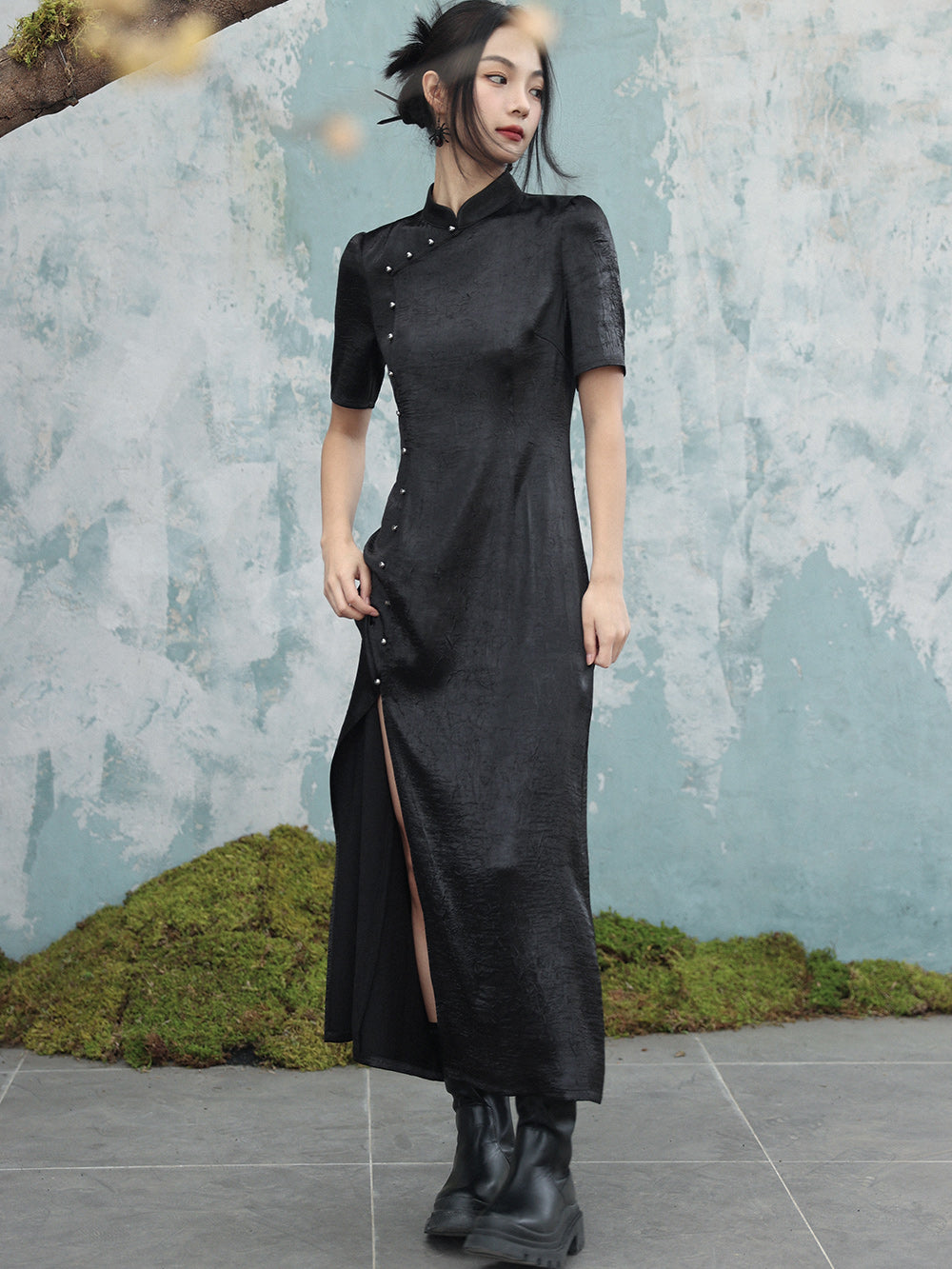 Moissanite - Women's Summer New Chinese Style Cheongsam Dress