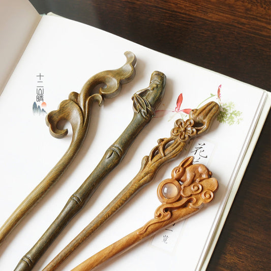 Sandalwood Hair Stick Collection