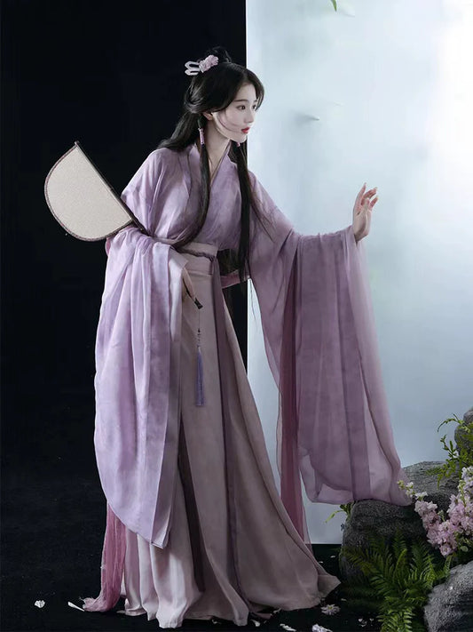 Overlooking A Battle 壁上观 - Wei Jin Style Qiyao Ruqun