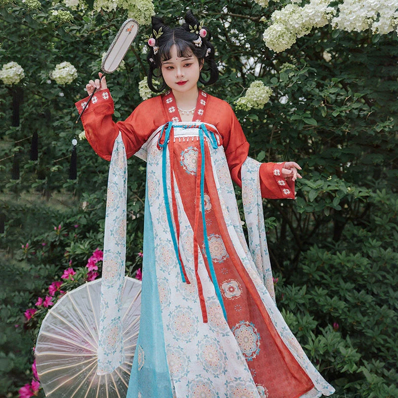 Qingping - Tang Dynasty Hanfu Matching Set