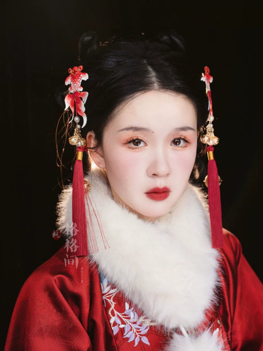 Chinese New Year Hanfu Hair Accessories: Koi