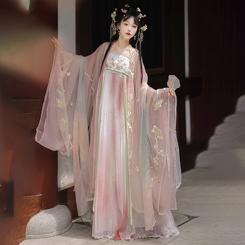 Butterfly Dream 梦蝶 - Tang Dynasty Style Hanfu Dress Heziqun