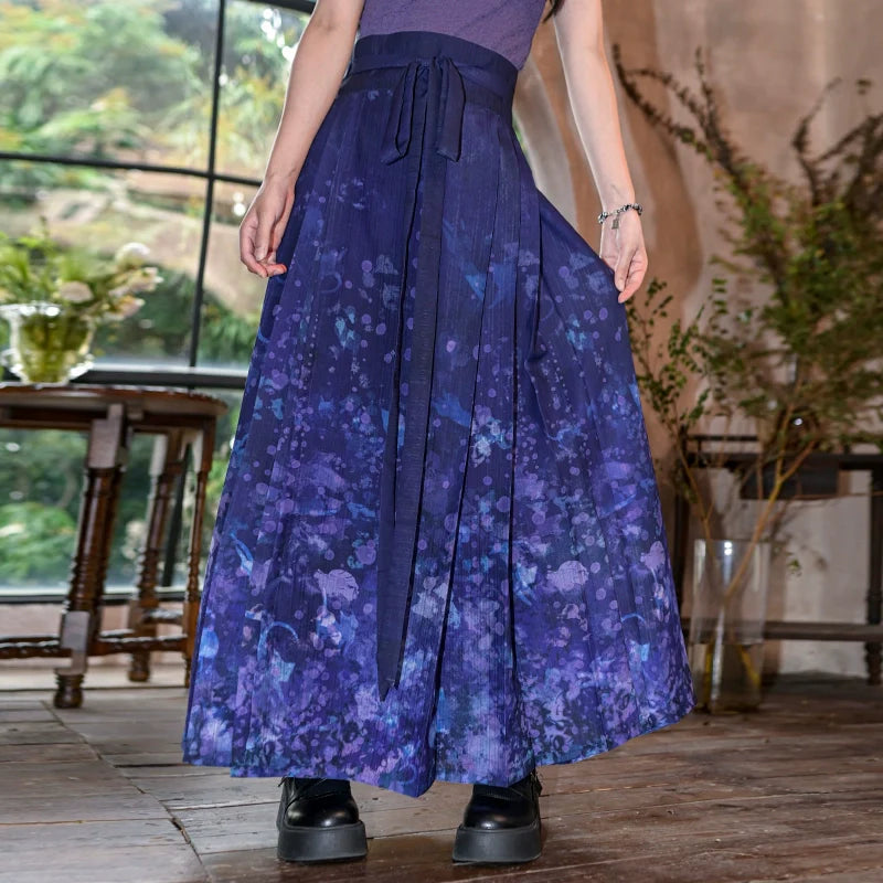 Drama Spring 戏春绡 - New Chinese Style Summer Printed Mamianqun