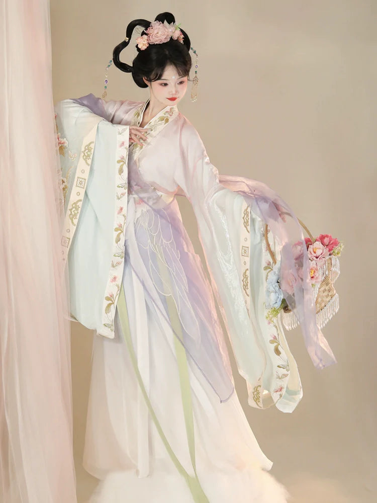 Fairy Spirit - Wei Jin Flower Goddess Style Qiyao Ruqun