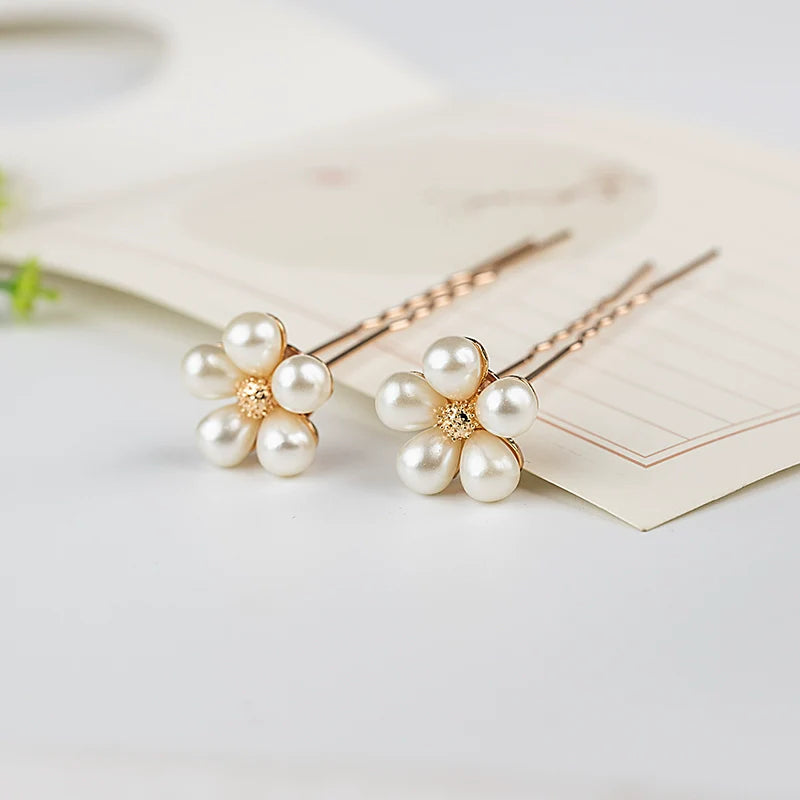 Hair Pins: Pearl Beads