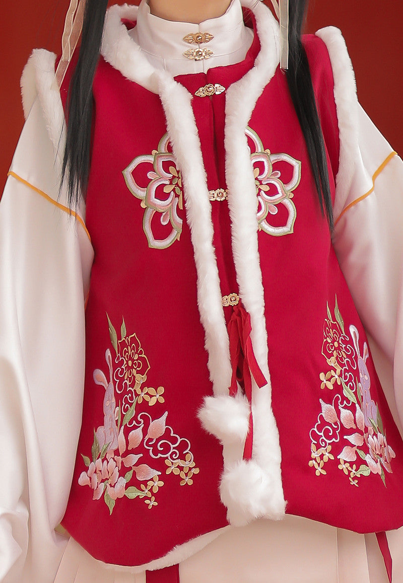 Fortune Rabbit 瑞兔 - Bijia & Mamianqun Ming Dynasty Hanfu Set
