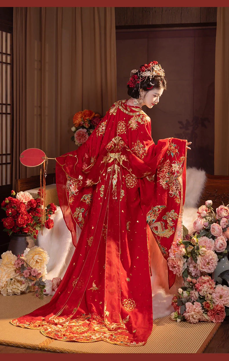 The Tang Dynasty Wedding, Bridal Gown, Song of Peace 太平笙歌 (Preorder)