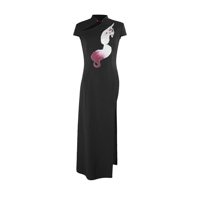 Kitsune - Women's Summer New Chinese Style Cheongsam Dress