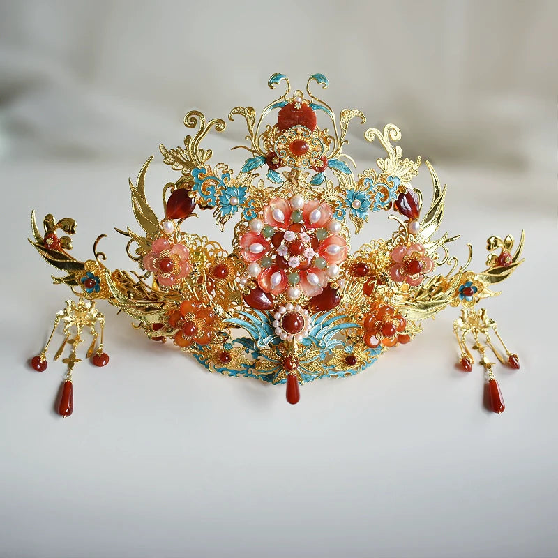 Chinese Wedding Hair Accessories: Jinfeng