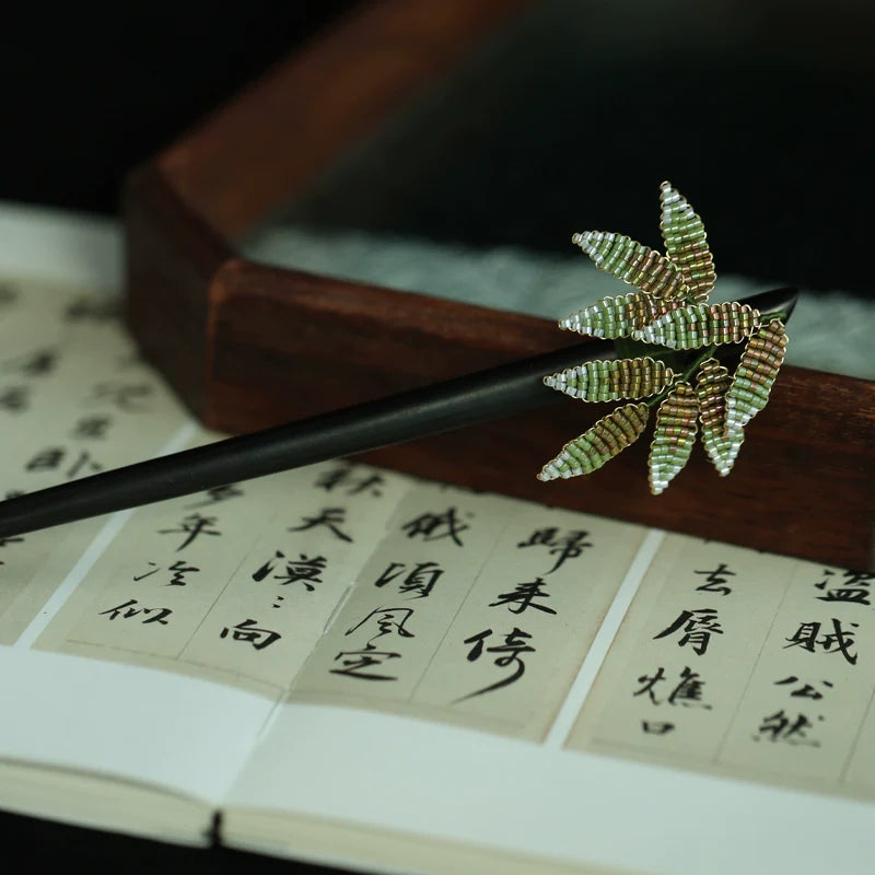 Ebony Hair Stick: Metallic