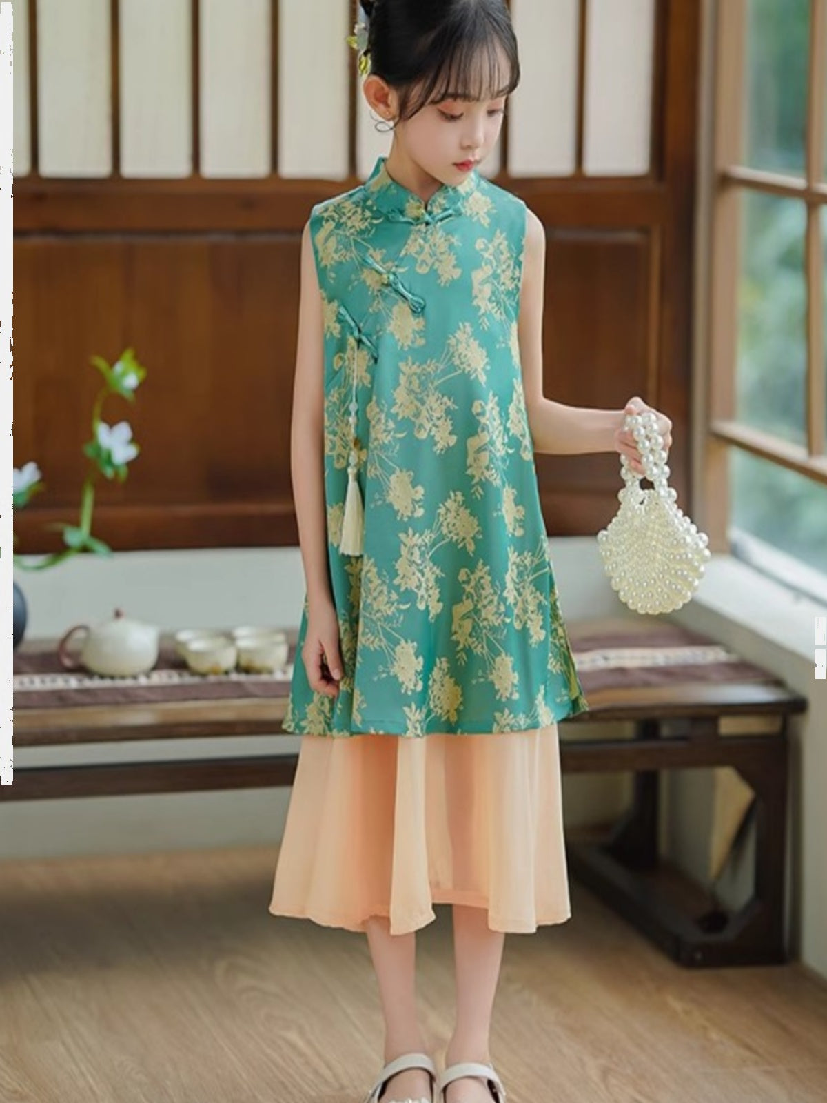 Charlotte - New Chinese Style Cheongsam for Girls
