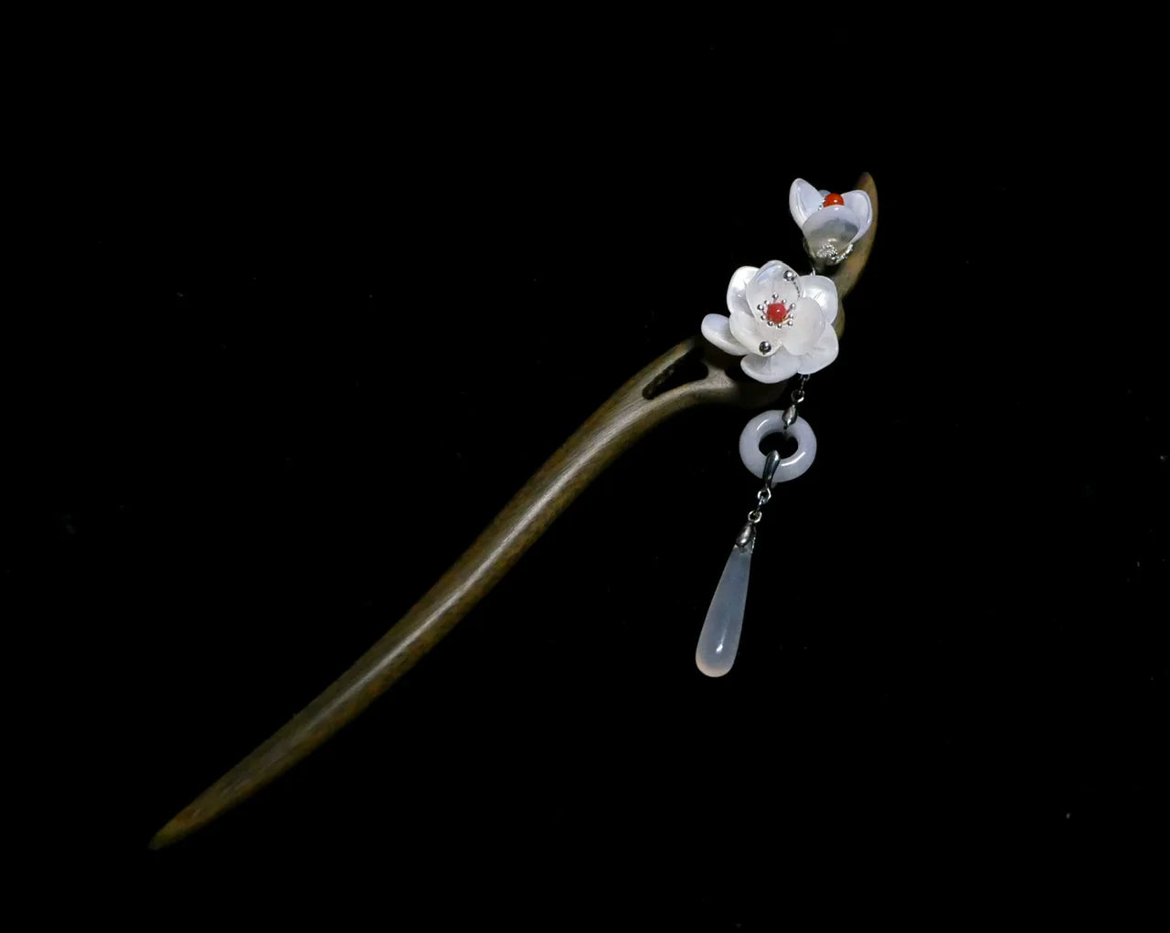 Hair Stick: Camellia Branch