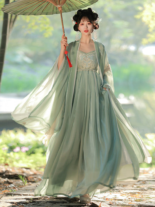 Ode to the Twilight 暮鸢颂 - Tang Dynasty Style Hanfu Dress Heziqun