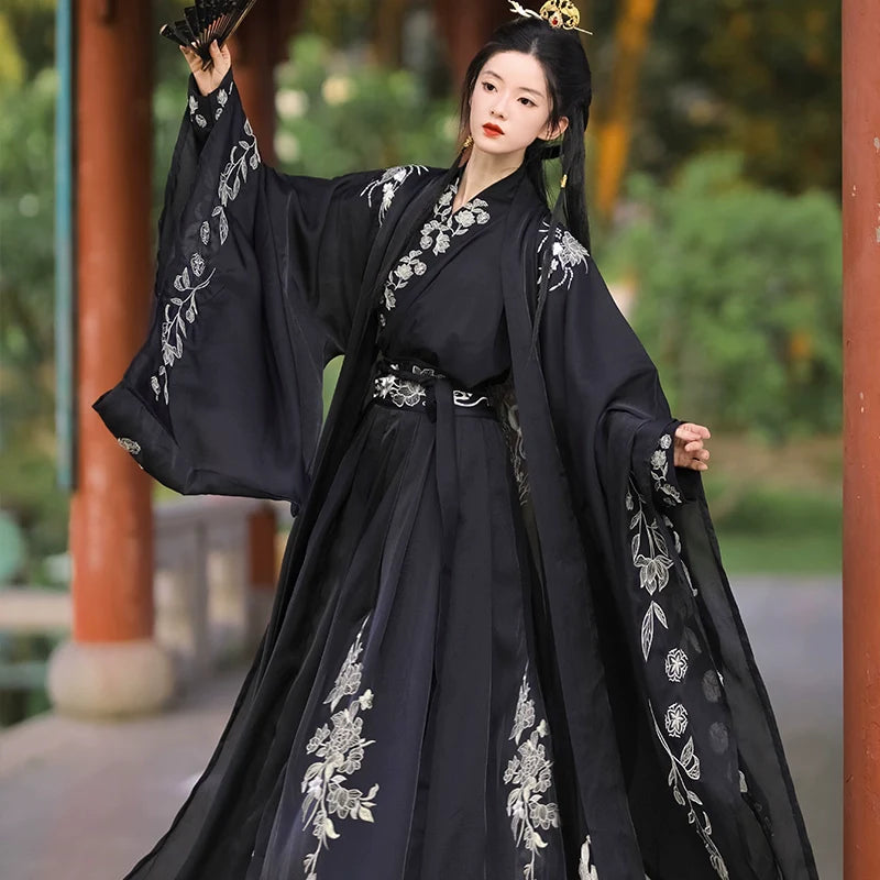 Wei Jin Wuxia Style Qiyao Ruqun - Huaxia 华夏