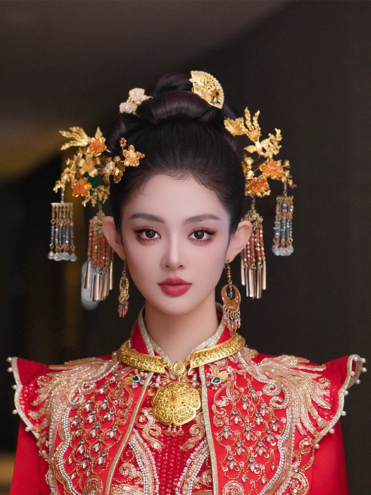 Chinese Wedding Hair Accessories: Harmonic