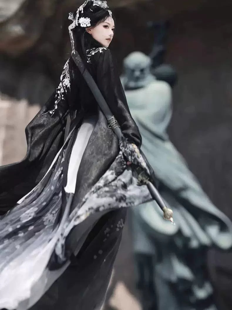 Unstained 不染尘 - Wei Jin Wuxia Style Qiyao Ruqun (Preorder)