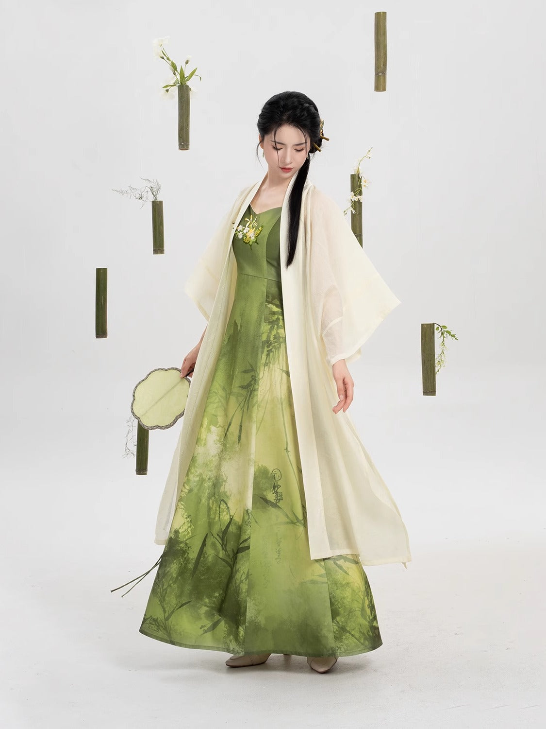 Qinzhu 沁竹 - New Chinese Style Song Dynasty Hanfu (Preorder)