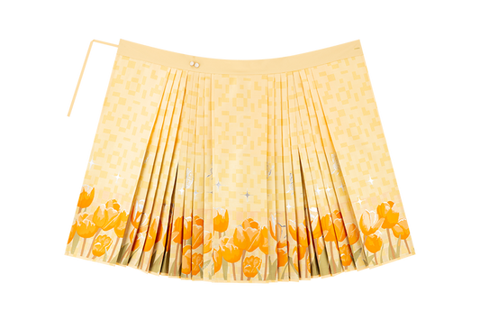 Ming Dynasty Modern Hanfu, Mamianqun, Tulip Fields 郁金香芙