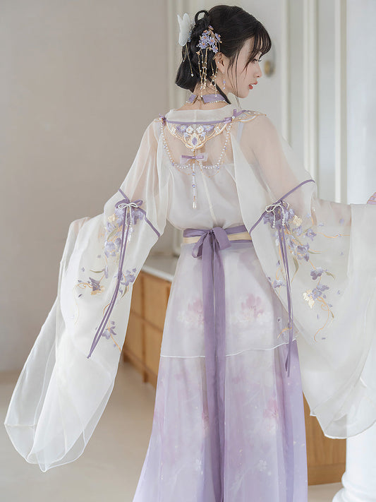 Irises 鸢尾 - Wei Jin Style Flower Fairy Qiyao Ruqun